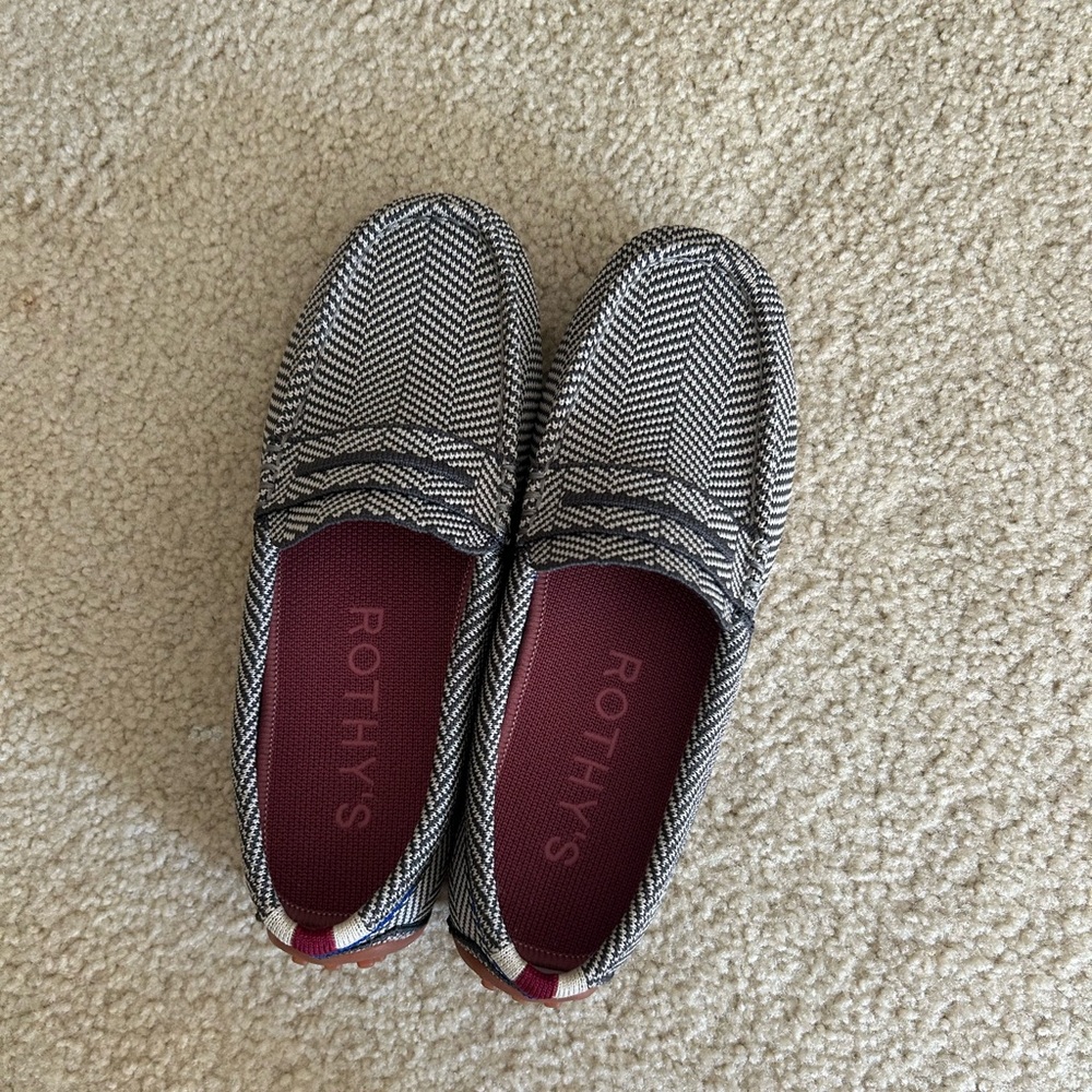 Rothy's Herringbone Patterned Loafers